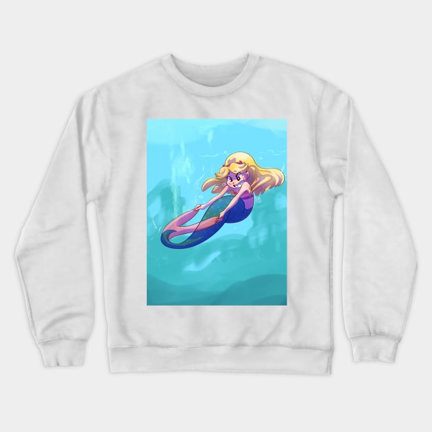 Star Mermaid Crewneck Sweatshirt by MahiStuff